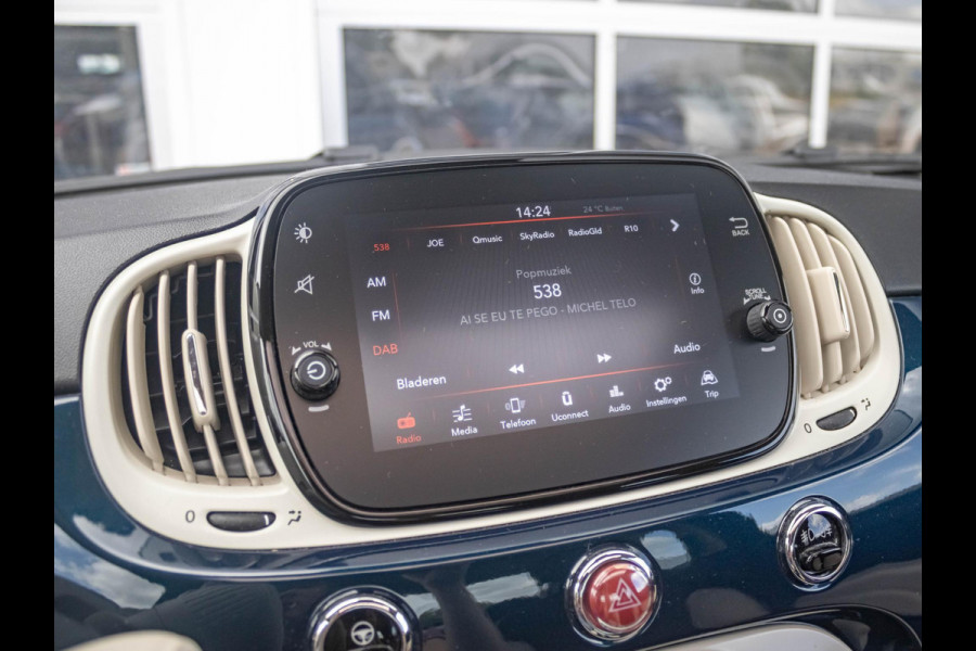 Fiat 500 Hybrid Dolcevita | Airco | Cruise | Schuif/Kanteldak | PDC | 16" | Apple Carplay