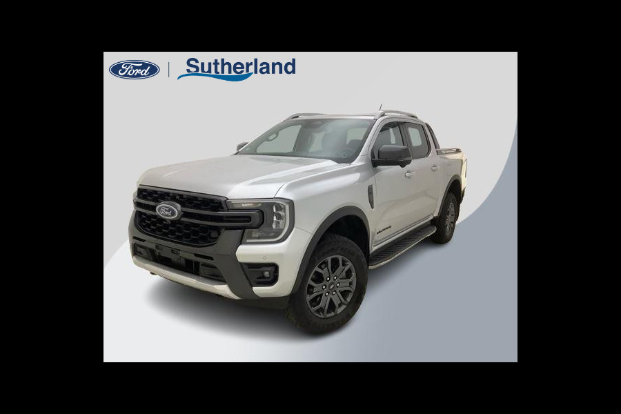 Ford Ranger 3.0 V6 Wildtrak Double Cab EcoBlue | SCI |241pk!! | 2-zits|  BPM vrij | Rollertop | Trekhaak | Technology Pack | Uniek in Nederland | Verlengde fabrieksgarantie tot 03-2028