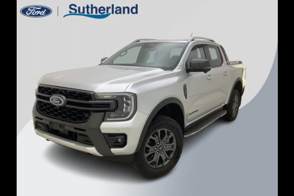 Ford Ranger 3.0 V6 Wildtrak Double Cab EcoBlue | SCI |241pk!! | 2-zits|  BPM vrij | Rollertop | Trekhaak | Technology Pack | Uniek in Nederland | Verlengde fabrieksgarantie tot 03-2028