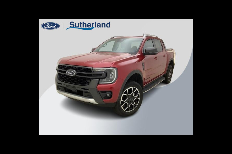Ford Ranger 3.0 V6 Wildtrak Double Cab EcoBlue | SCI | 241pk!! | 2-zits|  BPM vrij | Rollertop | Trekhaak | Technology Pack | Uniek in Nederland | Verlengde fabrieksgarantie tot 03-2028