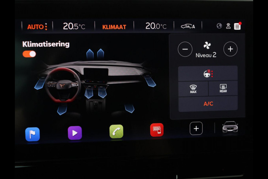 CUPRA Leon 1.4 e-Hybrid | Camera | Adaptive cruise | Stuurverwarming | Navigatie | Sfeerverlichting | Keyless | Full LED | PHEV