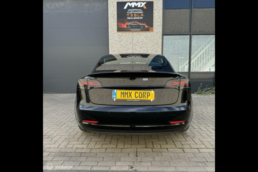 Tesla Model 3 Performance ZWART MiC X-TREME ACHTERLICHT+EAP