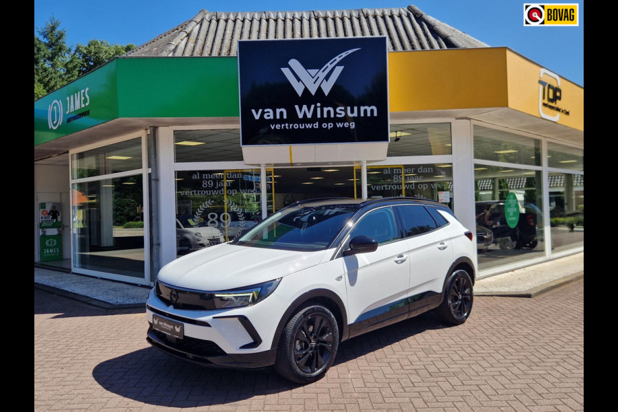 Opel Grandland 1.2 Turbo GS Line | AUTOMAAT | NAVI | CAMERA | LED | Black Pack | 2 x AGR stoel| Park Pilot | Stoel & stuurverw. |