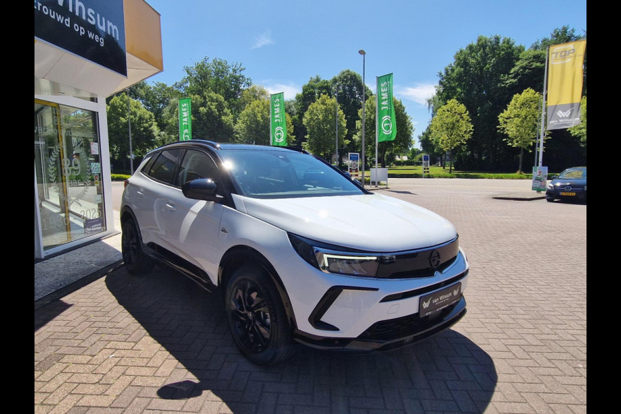 Opel Grandland 1.2 Turbo GS Line | AUTOMAAT | NAVI | CAMERA | LED | Black Pack | 2 x AGR stoel| Park Pilot | Stoel & stuurverw. |