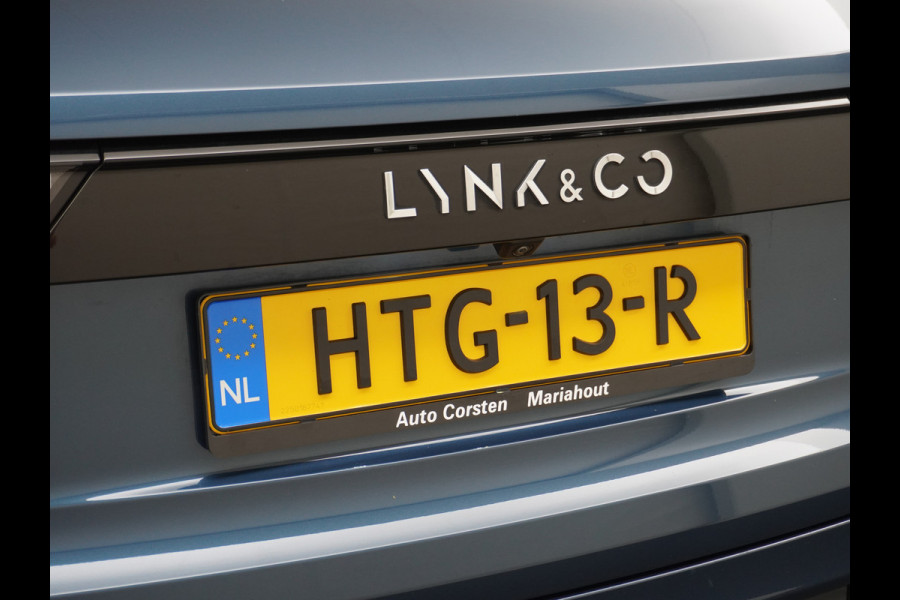 Lynk & Co 01 1.5 PHEV AUT-7 261pk Pano-Schuif-K-dak 20" 360°Camera Apple Carplay Android Auto Adaptive-Cr NaviPdc-a+v Ecc Keyless Led M-BuxPl Elek.Memory.Stoel File assistent Dodehoek detector Elektrisch bedienbare achterklep Rijstrooksensor Wifi Verkeersbord detectie 425Nm koppel 3,6kw laadvermogen A-label Euro 6 Hybride Benzine / Elektrisch rijden tot ca 69km  1800kg trekvermogen