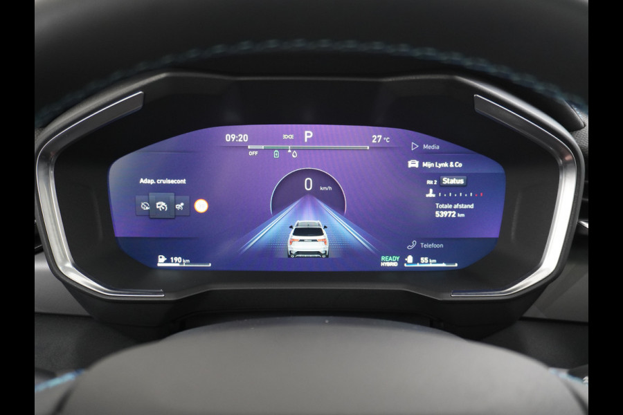 Lynk & Co 01 1.5 PHEV AUT-7 261pk Pano-Schuif-K-dak 20" 360°Camera Apple Carplay Android Auto Adaptive-Cr NaviPdc-a+v Ecc Keyless Led M-BuxPl Elek.Memory.Stoel File assistent Dodehoek detector Elektrisch bedienbare achterklep Rijstrooksensor Wifi Verkeersbord detectie 425Nm koppel 3,6kw laadvermogen A-label Euro 6 Hybride Benzine / Elektrisch rijden tot ca 69km  1800kg trekvermogen