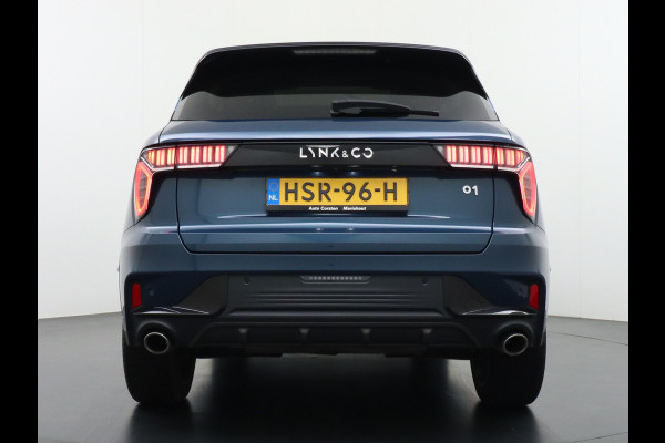 Lynk & Co 01 1.5 PHEV AUT-7 261pk Pano-Schuif-K-dak 20" 360°Camera Apple Carplay Android Auto Adaptive-Cr NaviPdc-a+v Ecc Keyless Led M-BuxPl Elek.Memory.Stoel File assistent Dodehoek detector Elektrisch bedienbare achterklep Rijstrooksensor Wifi Verkeersbord detectie 425Nm koppel 3,6kw laadvermogen A-label Euro 6 Hybride Benzine / Elektrisch rijden tot ca 69km  1800kg trekvermogen