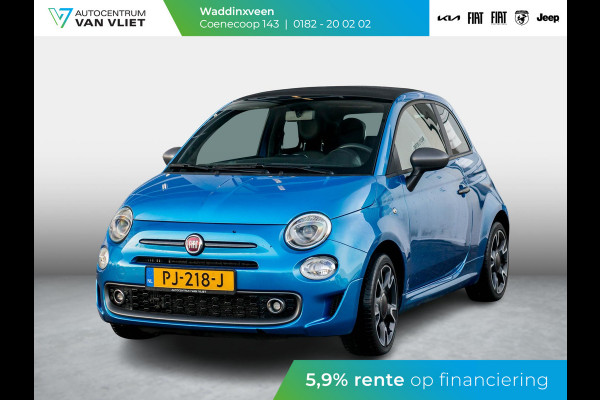 Fiat 500C TwinAir Turbo Sport | Cabrio | 105pk | Clima | PDC | 16" |  Navi | Priv. glass