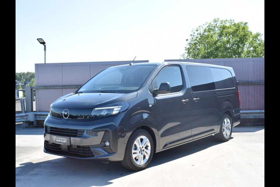 Opel Vivaro Electric 75 kWh Dubbele Cabine | camera | navigatie incl. Apple Carplay | betimmering | Exterieur pakket | etc.