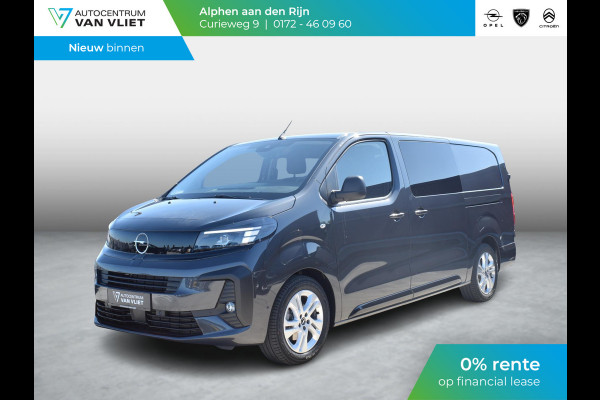 Opel Vivaro Electric 75 kWh Dubbele Cabine | 0% rente | camera | navigatie incl. Apple Carplay | betimmering | Exterieur pakket | etc.