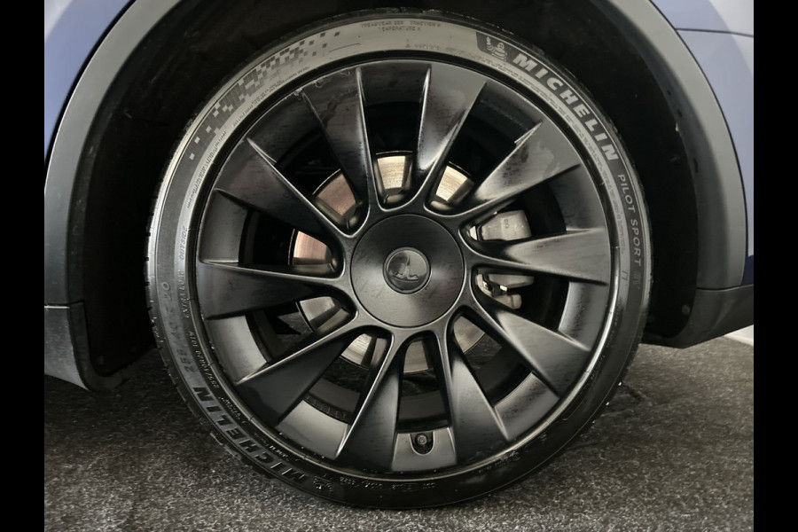 Tesla Model Y RWD 58 kWh | Prachtig blauw | Wit lederen interieur | | Soh (batterijcheck) 93,1 %