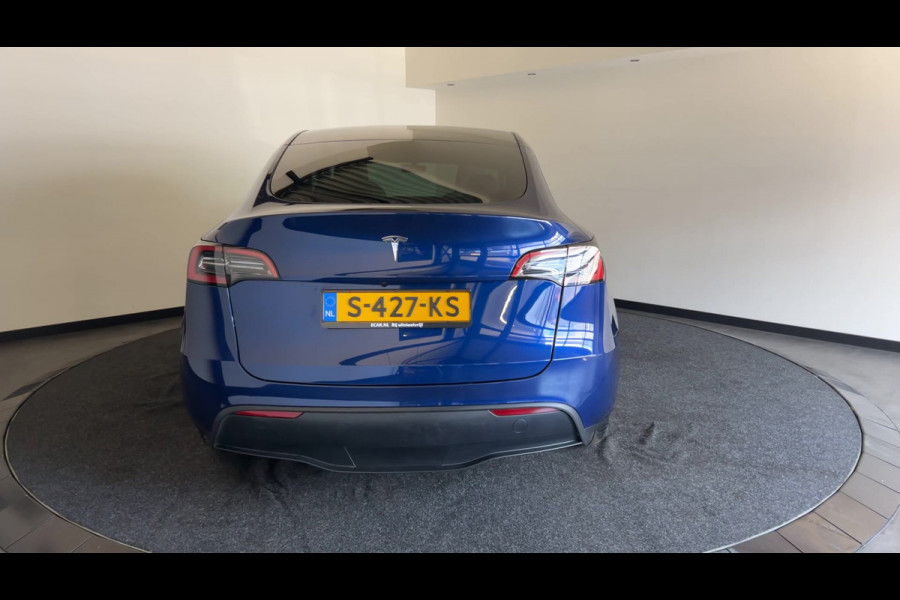 Tesla Model Y RWD 58 kWh | Prachtig blauw | Wit lederen interieur | | Soh (batterijcheck) 93,1 %