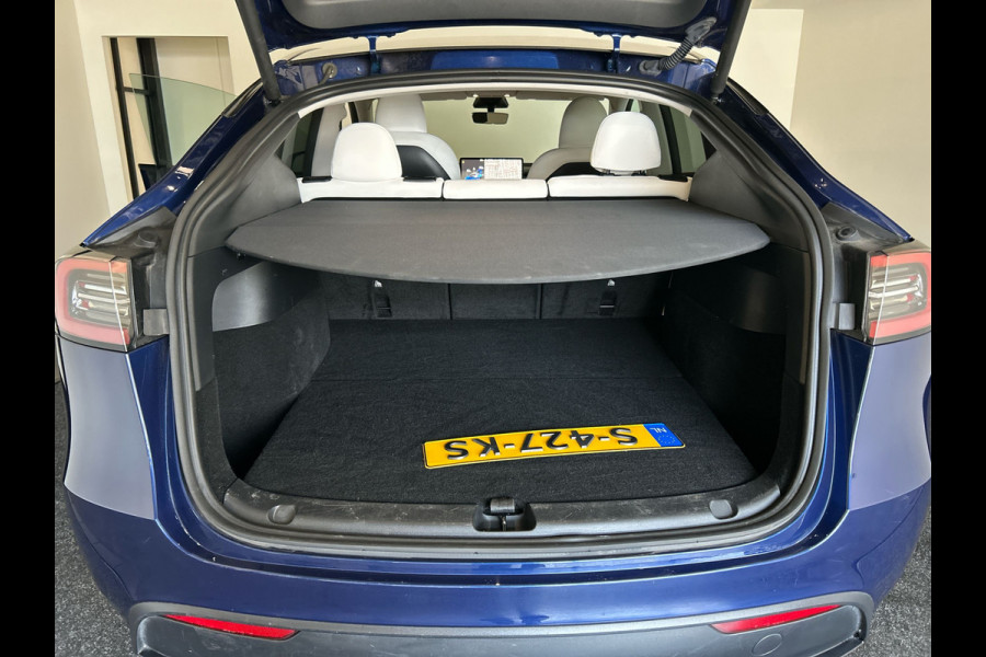 Tesla Model Y RWD 58 kWh | Prachtig blauw | Wit lederen interieur | | Soh (batterijcheck) 93,1 %