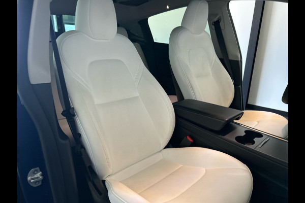 Tesla Model Y RWD 58 kWh | Prachtig blauw | Wit lederen interieur | | Soh (batterijcheck) 93,1 %