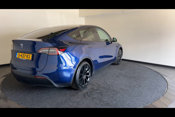 Tesla Model Y RWD 58 kWh | Prachtig blauw | Wit lederen interieur | | Soh (batterijcheck) 93,1 %