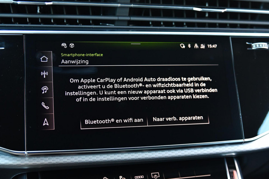 Audi Q8 60 TFSI e quattro Pro Line S Competition. RS Zetels, 4W Sturing, Softclose, Pano, Laser, B&O, 360 3D, Trekh, Keyless, 23"!
