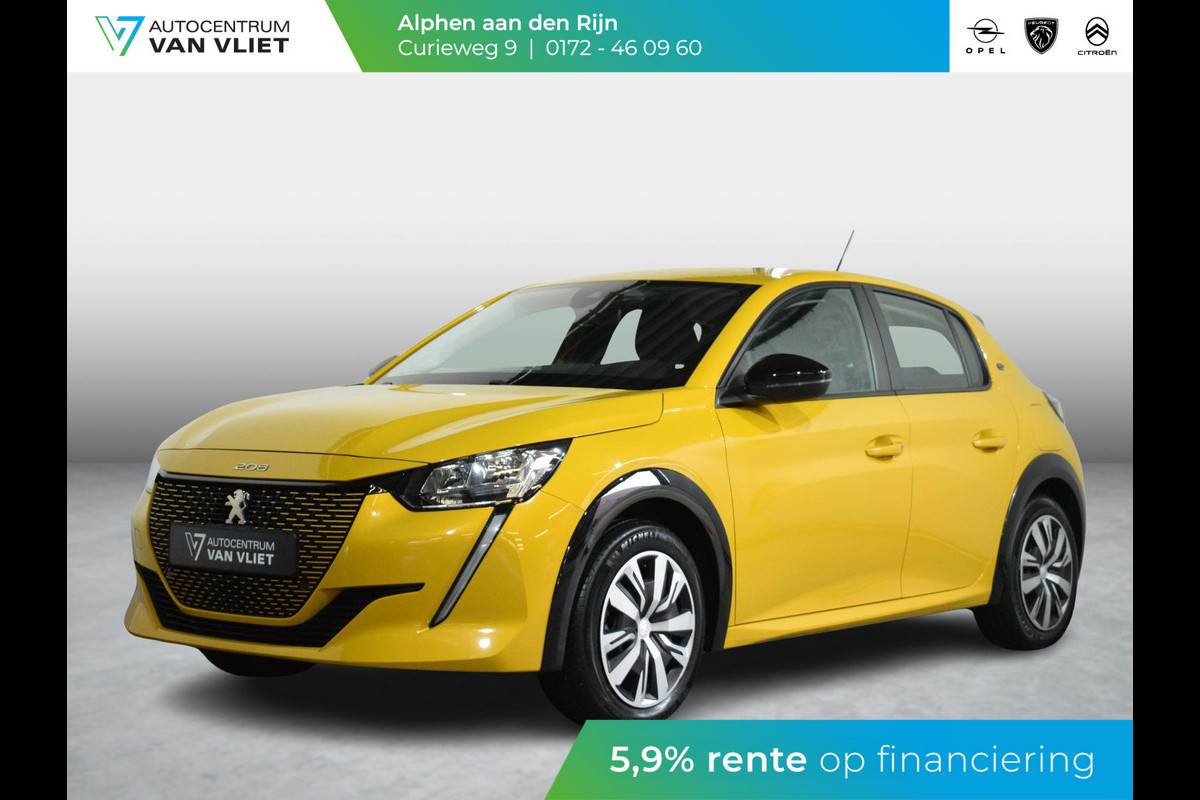 Peugeot e-208 EV Active 50 kWh CRUISECONTROL | NAVIGATIE | CARPLAY | E.C.C. | 38.408km Peugeot e-208 EV Active 50 kWh CRUISECONTROL | NAVIGATIE | CARPLAY | E.C.C. | 38.408km