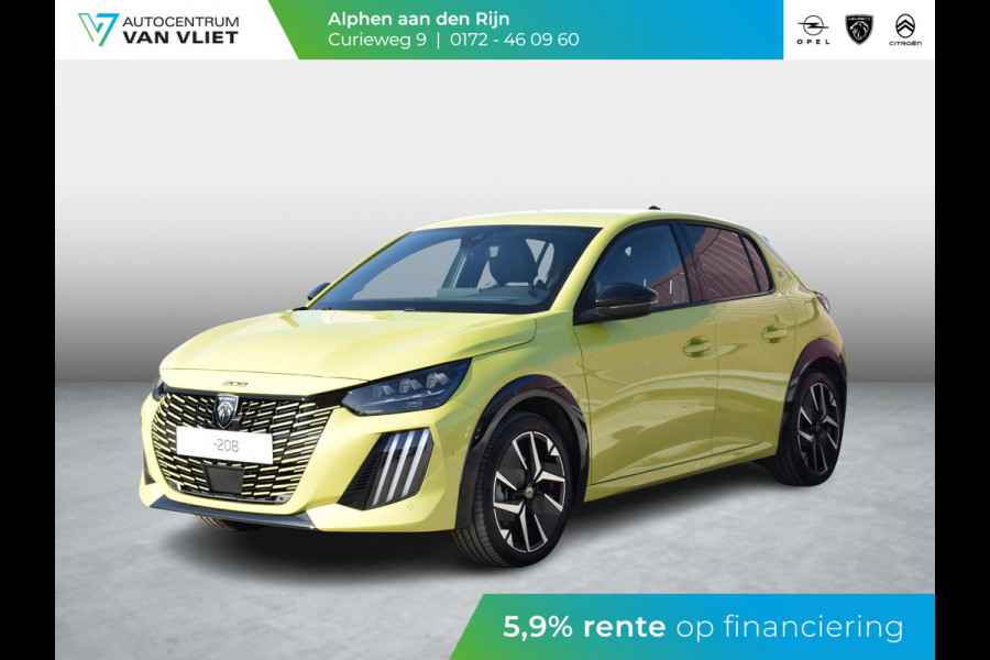Peugeot e-208 EV GT 51 kWh UIT VOORRAAD LEVERBAAR | NAVIGATIE | CARPLAY | ACHTERUITRIJCAMERA MET SENSOREN | MASSAGESTOELEN | STOELVERWARMING |