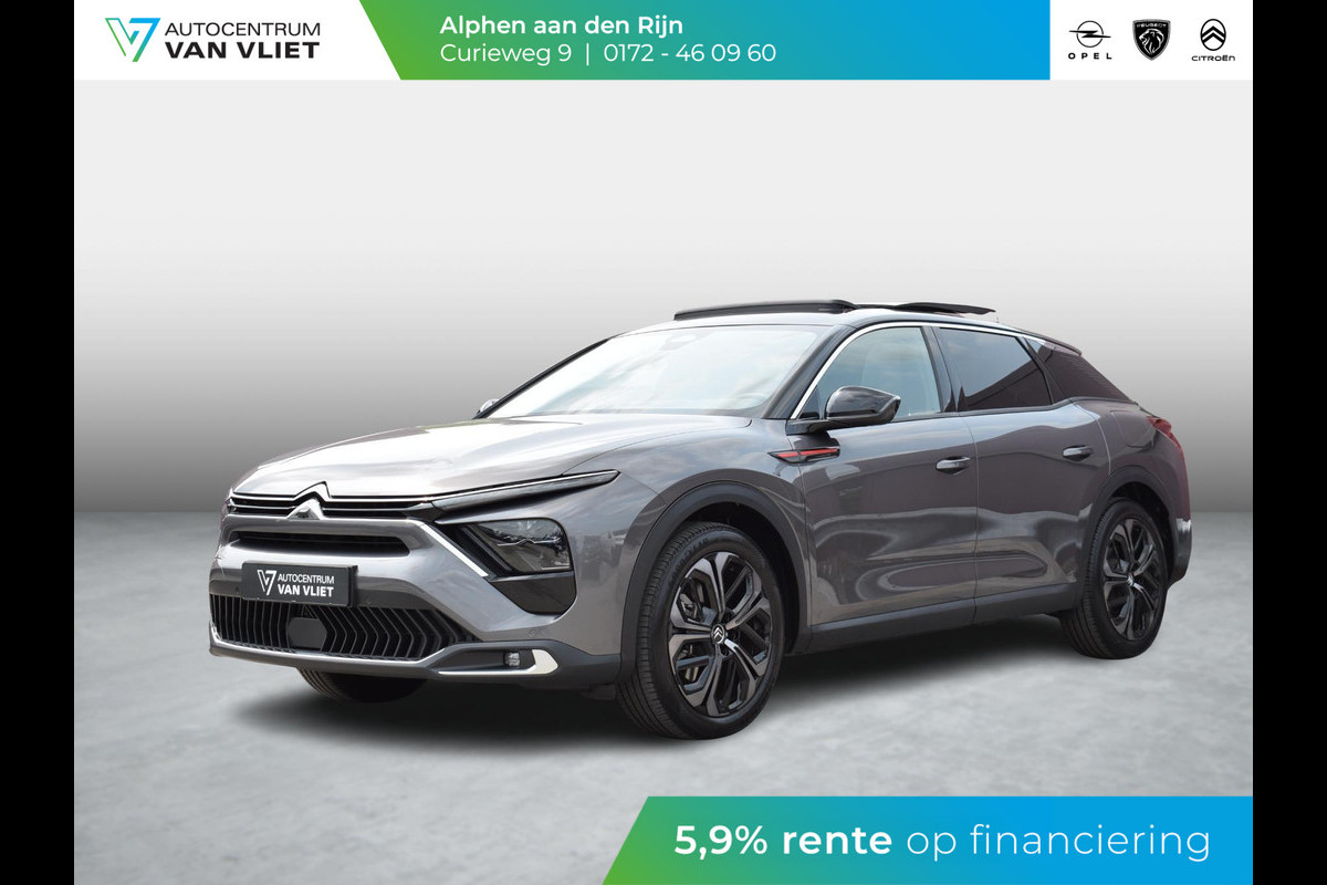 Citroën C5 X 1.6 Plug-in Hybrid 225 Hypnos LEREN BEKLEDING | SCHUIF- KANTELDAK | ACHTERUITRIJCAMERA MET SENSOREN | E.C.C. | NAVI + CARPLAY |