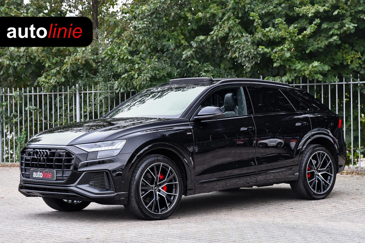 Audi Q8 50 TDI quattro Pro Line S. RS stoelen, Softcl, Pano, 360 3D, Memory, Stuurvw, Luchtv, ACC, B&O, CarPlay! Audi Q8 50 TDI quattro Pro Line S. RS stoelen, Softcl, Pano, 360 3D, Memory, Stuurvw, Luchtv, ACC, B&O, CarPlay!