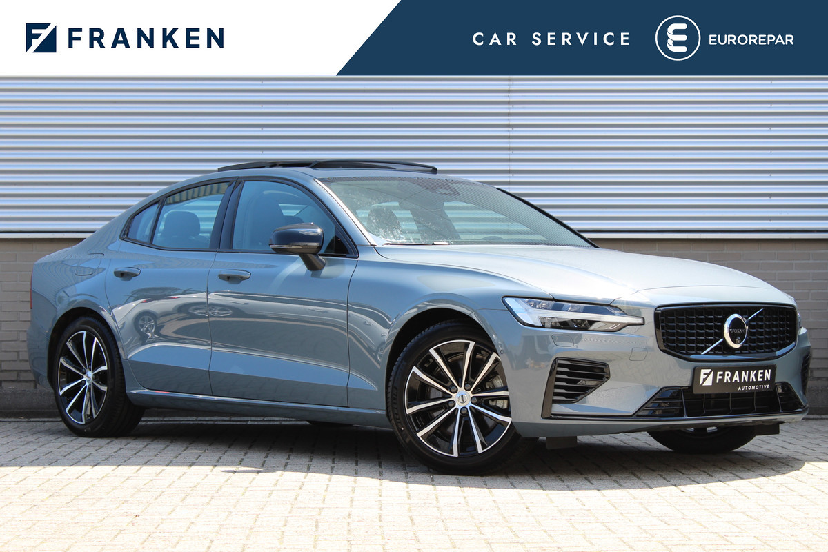 Volvo S60 2.0 Recharge T8 AWD Ultimate Dark | Schuif/Kantel dak | Head-up | H/K | BLIS | Leder | Pilot Assist Volvo S60 2.0 Recharge T8 AWD Ultimate Dark | Schuif/Kantel dak | Head-up | H/K | BLIS | Leder | Pilot Assist