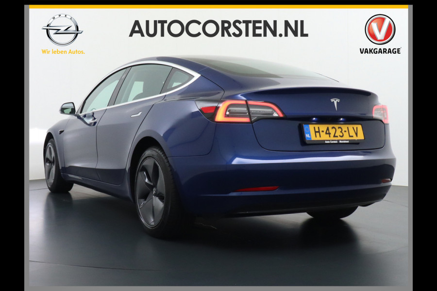 Tesla Model 3 RWD SR+ 60kWh 325PK Trekhaak FSD 3-Computer 18" AutoPilot Leder PanoDak Adaptive-Cruise Lmv Camera's Elektr.-Stuur+Stoelen+Spieg Navi LED Comfortstoelen ACC DAB Voorverwarmen interieur via App Keyless via Telefoonsleutel One-Pedal-Drive Origineel Nederlandse auto tot 11kw laden thuis! 1.584kg licht! Accu Garantie tot 16-03-2028/160.000km