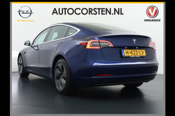 Tesla Model 3 RWD SR+ 60kWh 325PK Trekhaak FSD 3-Computer 18" AutoPilot Leder PanoDak Adaptive-Cruise Lmv Camera's Elektr.-Stuur+Stoelen+Spieg Navi LED Comfortstoelen ACC DAB Voorverwarmen interieur via App Keyless via Telefoonsleutel One-Pedal-Drive Origineel Nederlandse auto tot 11kw laden thuis! 1.584kg licht! Accu Garantie tot 16-03-2028/160.000km