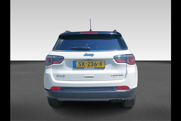 Jeep Compass 1.4 MultiAir Limited 4x4 | 170PK | Automaat | 4WD | zwart dak | halfleder | xenon | blind-spot | stoelverwarming |  Apple Carplay/Android Auto | achteruitrijcamera