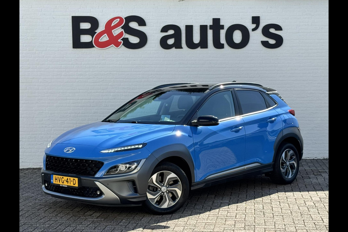 Hyundai Kona 1.6 GDI HEV Fashion Adaptive cruise control Climate control Stoel-en stuurverwarming Dodehoekdetectie Apple / Android Hyundai Kona 1.6 GDI HEV Fashion Adaptive cruise control Climate control Stoel-en stuurverwarming Dodehoekdetectie Apple / Android