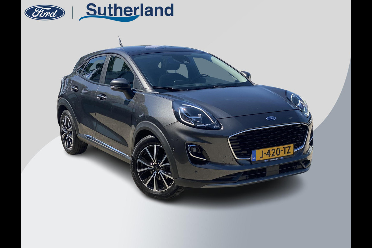 Ford Puma 1.0 EcoBoost Hybrid Titanium 125pk | Comfort pakket | Winterpack | Panoramadak | Trekhaak | Adaptieve Cruise | BLIS Ford Puma 1.0 EcoBoost Hybrid Titanium 125pk | Comfort pakket | Winterpack | Panoramadak | Trekhaak | Adaptieve Cruise | BLIS