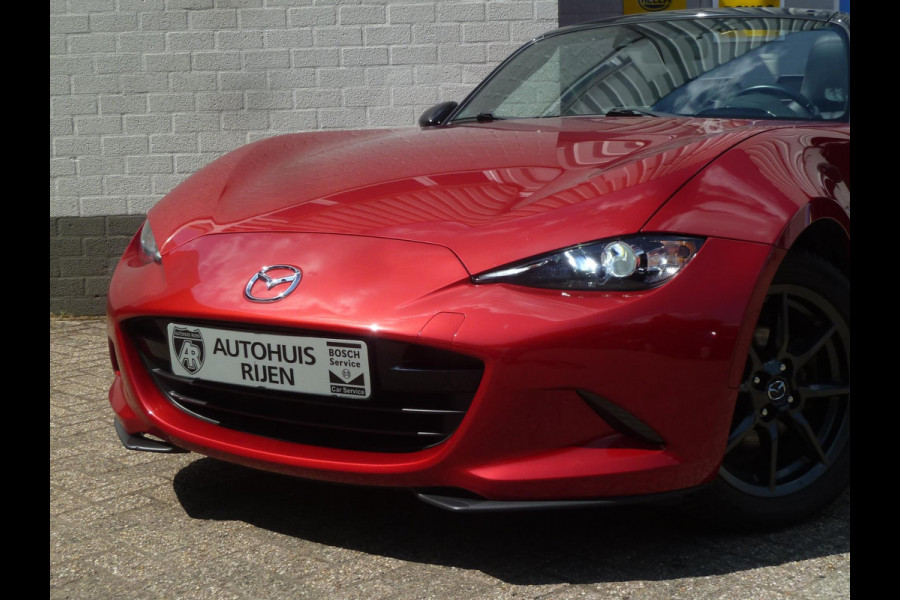 Mazda MX-5 1.5 SkyActiv-G 131 TS+|Leder|Navi|Lane-Assist|1e Eigenaar|37.000km|Dealer Onderhouden