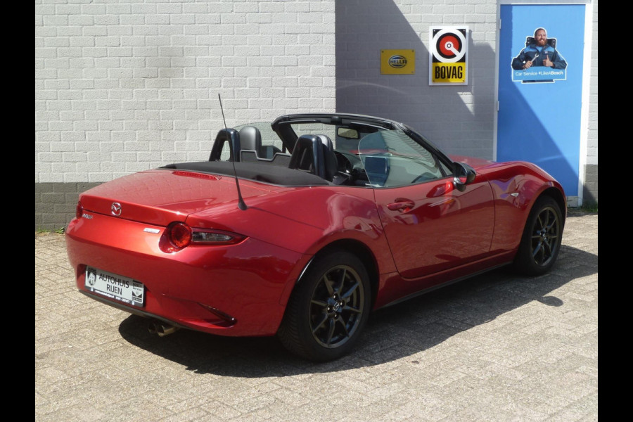 Mazda MX-5 1.5 SkyActiv-G 131 TS+|Leder|Navi|Lane-Assist|1e Eigenaar|37.000km|Dealer Onderhouden