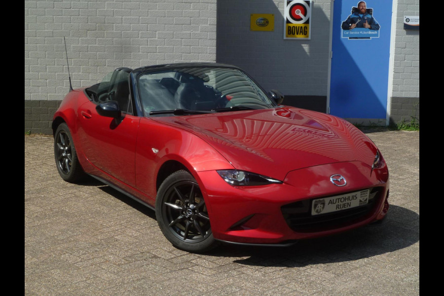 Mazda MX-5 1.5 SkyActiv-G 131 TS+|Leder|Navi|Lane-Assist|1e Eigenaar|37.000km|Dealer Onderhouden