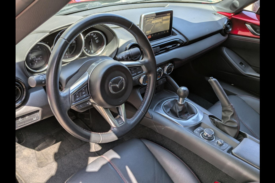Mazda MX-5 1.5 SkyActiv-G 131 TS+|Leder|Navi|Lane-Assist|1e Eigenaar|37.000km|Dealer Onderhouden