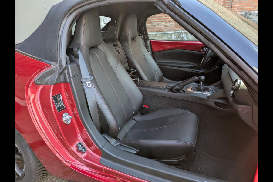 Mazda MX-5 1.5 SkyActiv-G 131 TS+|Leder|Navi|Lane-Assist|1e Eigenaar|37.000km|Dealer Onderhouden
