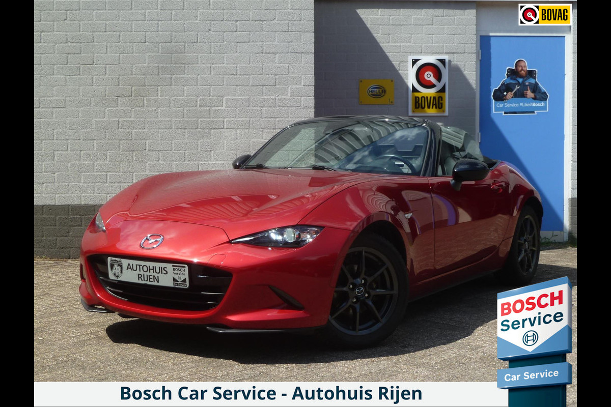 Mazda MX-5 1.5 SkyActiv-G 131 TS+|Leder|Navi|Lane-Assist|1e Eigenaar|37.000km|Dealer Onderhouden Mazda MX-5 1.5 SkyActiv-G 131 TS+|Leder|Navi|Lane-Assist|1e Eigenaar|37.000km|Dealer Onderhouden
