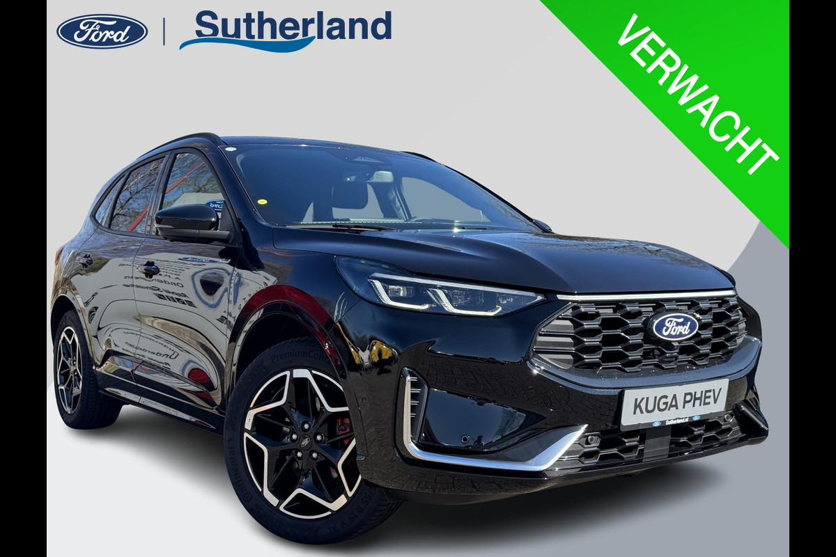 Ford Kuga 2.5 PHEV ST-Line X 243pk | Panoramadak + Technology Pack + Winter Pack + Wegklapbare trekhaak + 19 inch lichtmetalen velgen | Agate black | 2.100 kg trekgewicht Ford Kuga 2.5 PHEV ST-Line X 243pk | Panoramadak + Technology Pack + Winter Pack + Wegklapbare trekhaak + 19 inch lichtmetalen velgen | Agate black | 2.100 kg trekgewicht