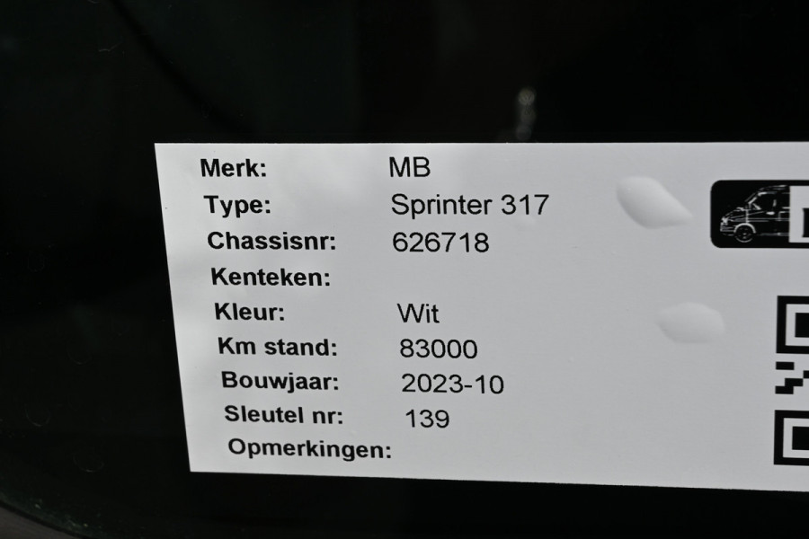 Mercedes-Benz Sprinter 317 CDI L3H2 RWD 3500 kg Trekhaak, MBUX navigatie en camera, Brake assyst, Etc.