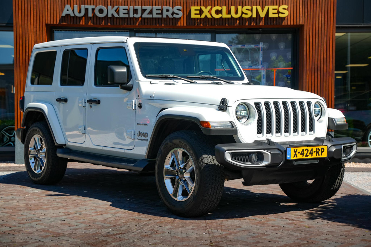 Jeep Wrangler Unlimited 3.6 Panoramadak Adapt. cruise Stoel/stuurverw. Keyless Camera Jeep Wrangler Unlimited 3.6 Panoramadak Adapt. cruise Stoel/stuurverw. Keyless Camera