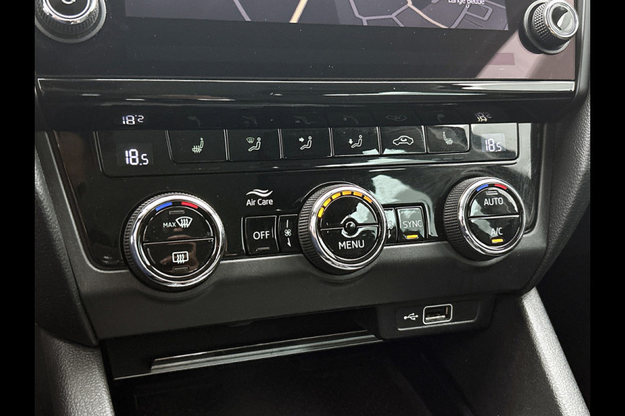 Škoda Octavia Combi 1.0 TSI Ambition Automaat (TREKHAAK, NAVIGATIE, CARPLAY, PARKEERSENSOREN, 1e EIGENAAR, GOED ONDERHOUDEN)