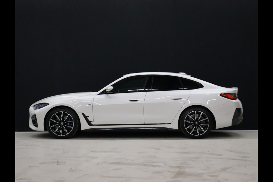 BMW 4 Serie Gran Coupé 420i M Sport [SCHUIFKANTELDAK, HARMAN KARDON, APPLE CARPLAY, ANDROID, LEDEREN MEMORY SEATS, CAMERA, STUUR- + STOELVERWARMING, CRUISE, NIEUWSTAAT]