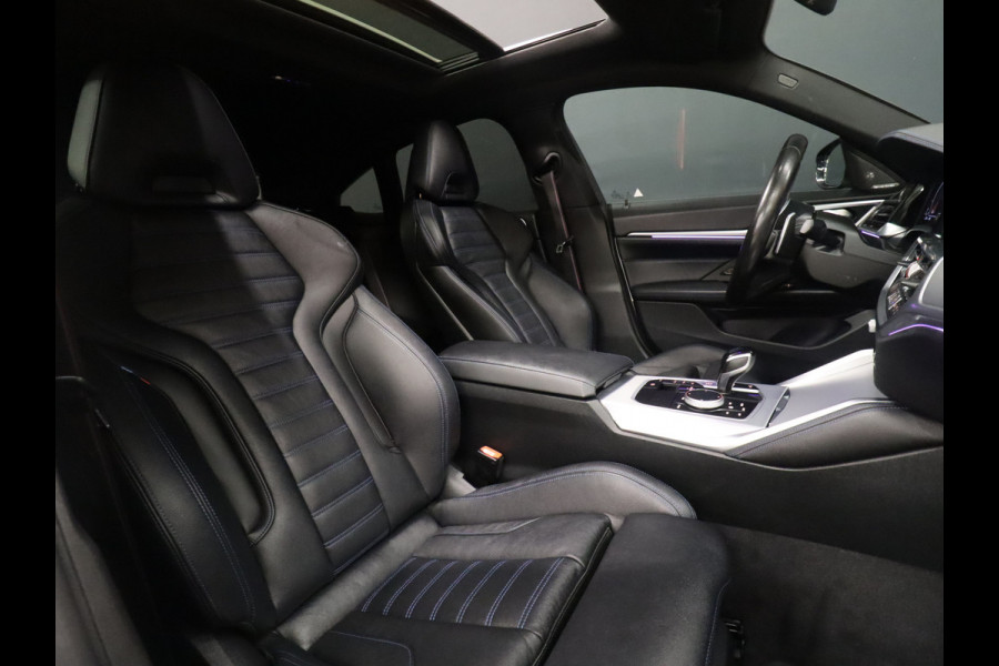 BMW 4 Serie Gran Coupé 420i M Sport [SCHUIFKANTELDAK, HARMAN KARDON, APPLE CARPLAY, ANDROID, LEDEREN MEMORY SEATS, CAMERA, STUUR- + STOELVERWARMING, CRUISE, NIEUWSTAAT]