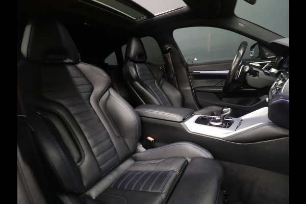 BMW 4 Serie Gran Coupé 420i M Sport [SCHUIFKANTELDAK, HARMAN KARDON, APPLE CARPLAY, ANDROID, LEDEREN MEMORY SEATS, CAMERA, STUUR- + STOELVERWARMING, CRUISE, NIEUWSTAAT]