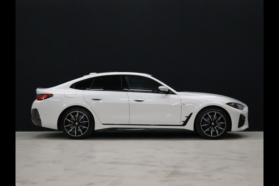 BMW 4 Serie Gran Coupé 420i M Sport [SCHUIFKANTELDAK, HARMAN KARDON, APPLE CARPLAY, ANDROID, LEDEREN MEMORY SEATS, CAMERA, STUUR- + STOELVERWARMING, CRUISE, NIEUWSTAAT]