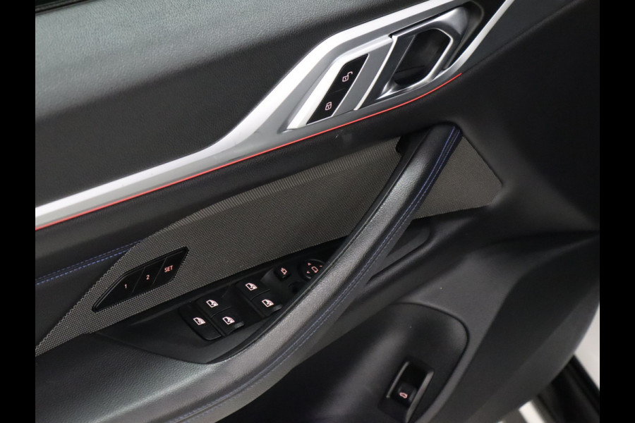 BMW 4 Serie Gran Coupé 420i M Sport [SCHUIFKANTELDAK, HARMAN KARDON, APPLE CARPLAY, ANDROID, LEDEREN MEMORY SEATS, CAMERA, STUUR- + STOELVERWARMING, CRUISE, NIEUWSTAAT]
