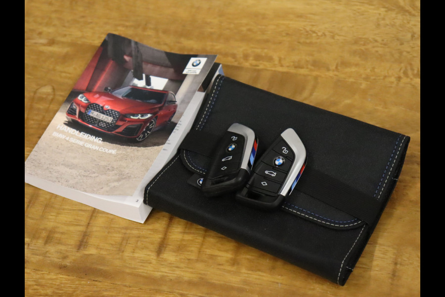 BMW 4 Serie Gran Coupé 420i M Sport [SCHUIFKANTELDAK, HARMAN KARDON, APPLE CARPLAY, ANDROID, LEDEREN MEMORY SEATS, CAMERA, STUUR- + STOELVERWARMING, CRUISE, NIEUWSTAAT]
