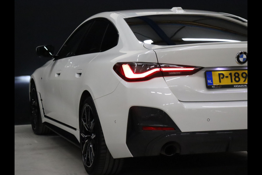 BMW 4 Serie Gran Coupé 420i M Sport [SCHUIFKANTELDAK, HARMAN KARDON, APPLE CARPLAY, ANDROID, LEDEREN MEMORY SEATS, CAMERA, STUUR- + STOELVERWARMING, CRUISE, NIEUWSTAAT]