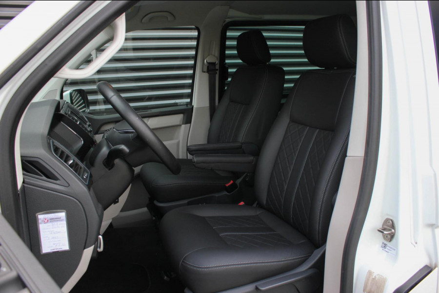 Volkswagen Transporter 2.0 TDI L2H1 DSG DC 204PK JB-EDTION / LEDEREN BEKLEDING / TREKHAAK / APPLE CARPLAY / AIRCO / NIEUWSTAAT