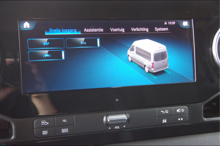 Mercedes-Benz Sprinter 317 1.9 CDI L2H2 RWD AUT, LED, MBUX 10'', ADAPT. CRUISE, STANDKACHEL, CAMERA, MISTLAMPEN, NAVI, CLIMA, PARKEERSENSOREN