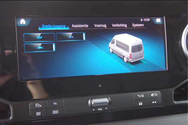 Mercedes-Benz Sprinter 317 1.9 CDI L2H2 RWD AUT, LED, MBUX 10'', ADAPT. CRUISE, STANDKACHEL, CAMERA, MISTLAMPEN, NAVI, CLIMA, PARKEERSENSOREN